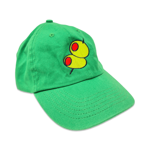 Olive Embroidered Hat