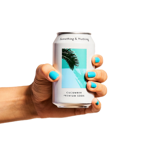 Something & Nothing Cucumber Premium Soda