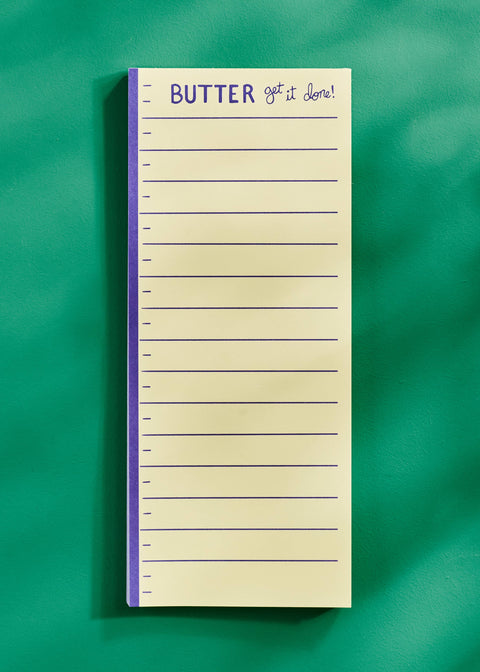 Butter Get It Done Notepad