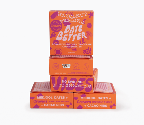 Date Better Hazelnut Praline- Chocolate covered dates