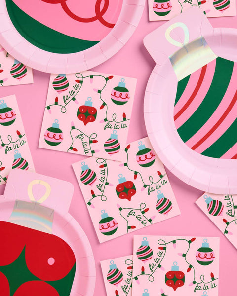 Deck the Halls Napkins - Set of 25