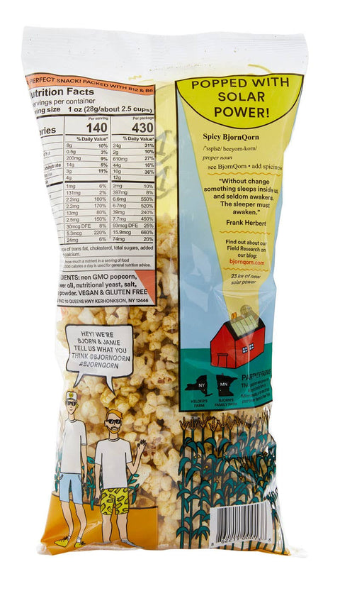 Spicy BjornQorn (3oz)