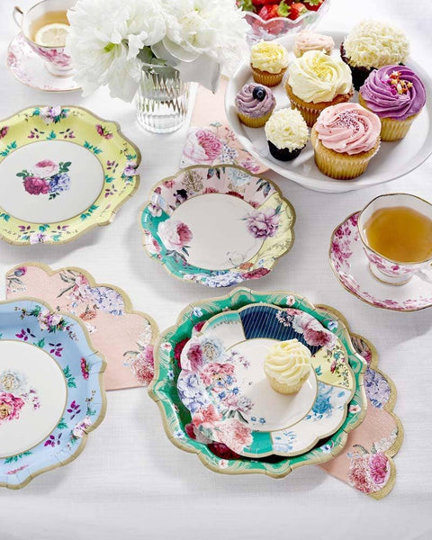 Floral Paper Plates | 12 Pack