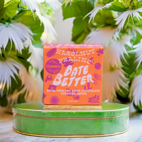 Date Better Hazelnut Praline- Chocolate covered dates