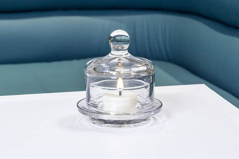 2Pc Small Butterdish with Dome