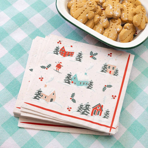 Santa Christmas Paper Napkins | 20 Pack