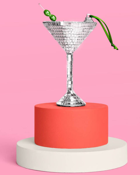 Disco Martini Ornament