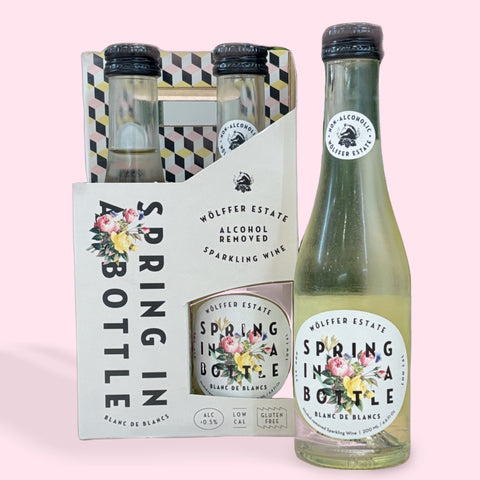 Wolffer Estate Spring In A Bottle Blanc De Blancs Non-Alcoholic Sparkling Wine NV (200ml)