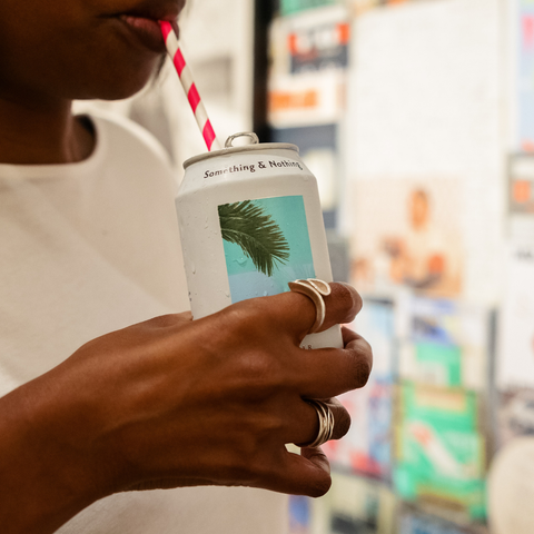 Something & Nothing Cucumber Premium Soda