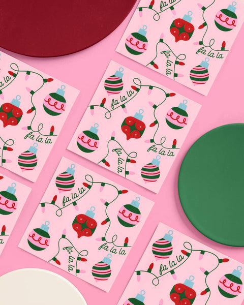 Deck the Halls Napkins - Set of 25