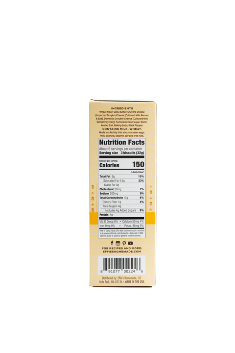 Effie's Gruyere Biscuits