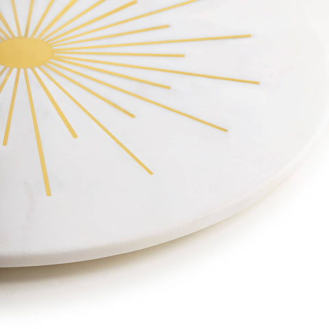 Sunshine Marble Cheese Board, 12"