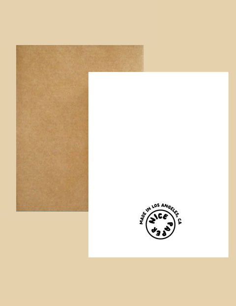 Greeting Card - Girl Dinner