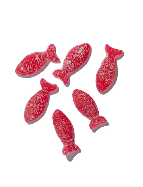 BonBon Sour Wild Strawberry - Swedish Candy Fish 5.2oz