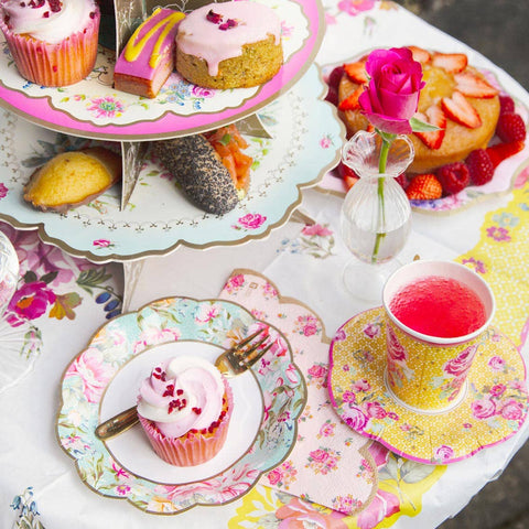 Floral Paper Plates | 12 Pack