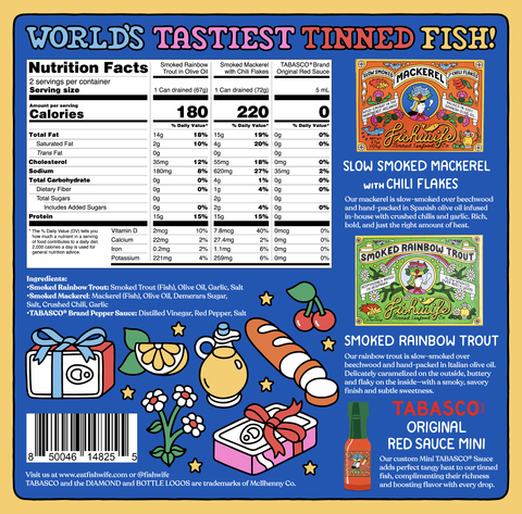 Fishwife Tinned Fish & Hot Sauce Gift Set