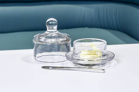 2Pc Small Butterdish with Dome