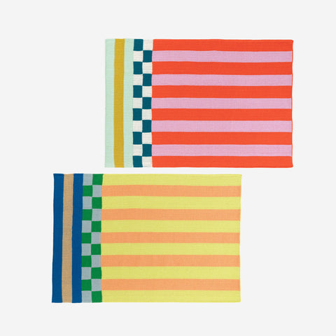 Verloop Pattern Patch Placemat Set (Candy)